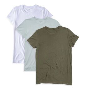 Mott & Bow Fitted Crew Marcy Tee (3 pack)
